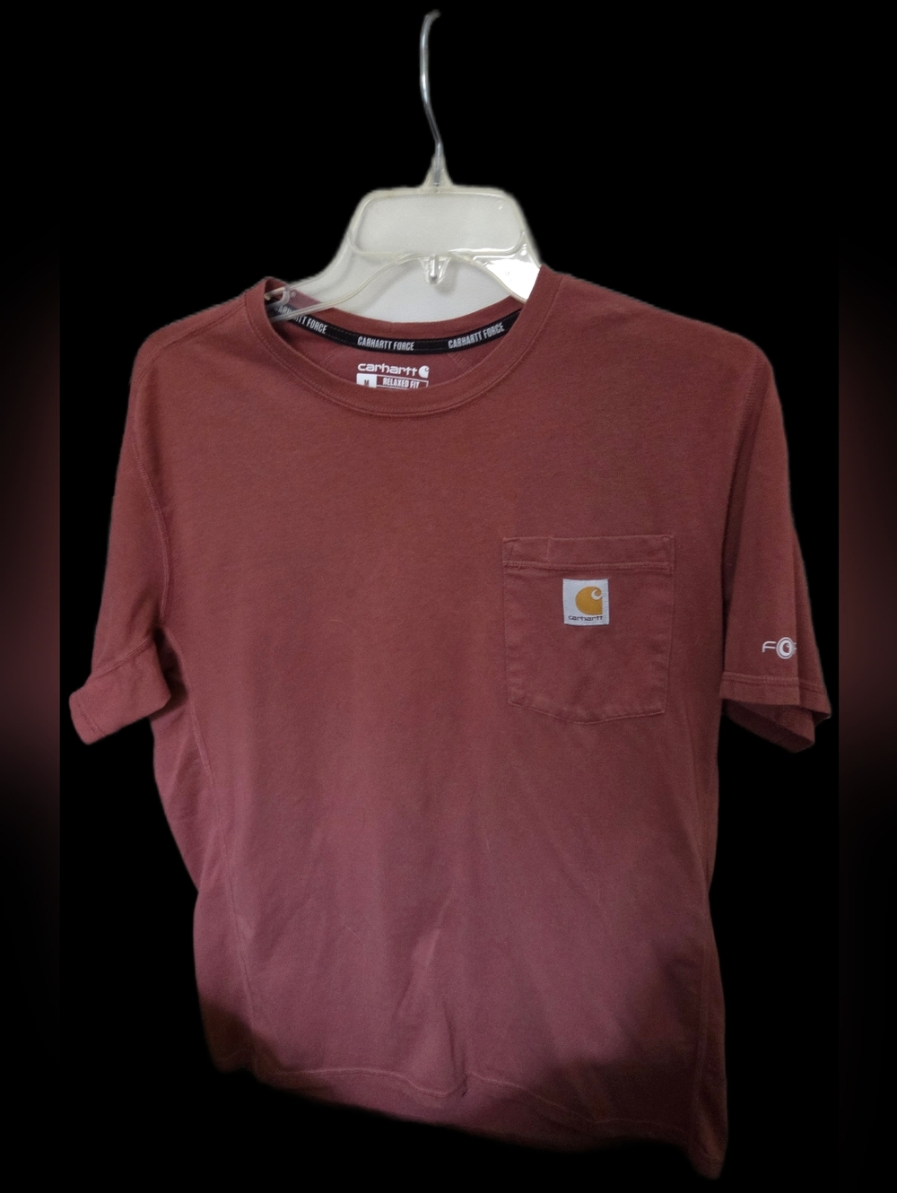 Set Of 2 Carhartt Pocket T-Shirt in Dusty Rose/black